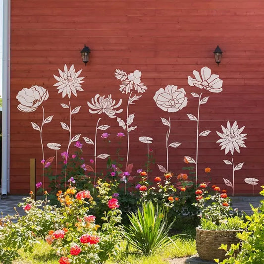 🏡Last Day 49% OFF -Blooming Flowers Stencil Kit🌻DIY Decoration