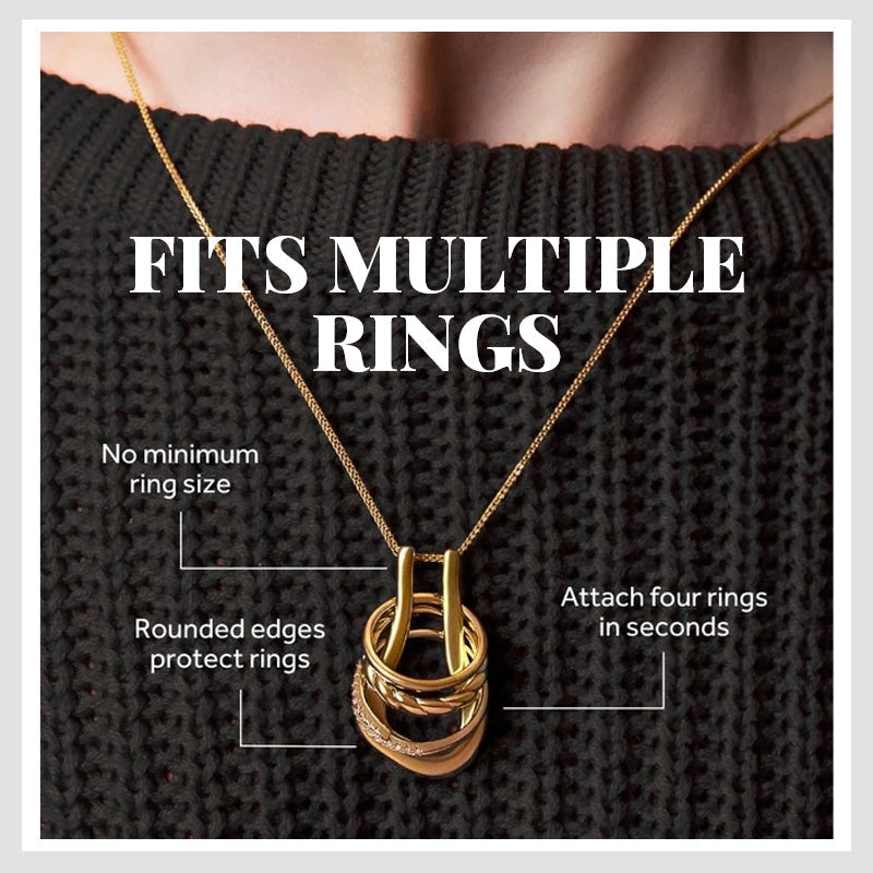 Multifunctional Ring Necklace Pendant