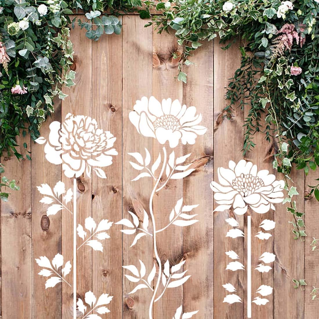 🏡Last Day 49% OFF -Blooming Flowers Stencil Kit🌻DIY Decoration